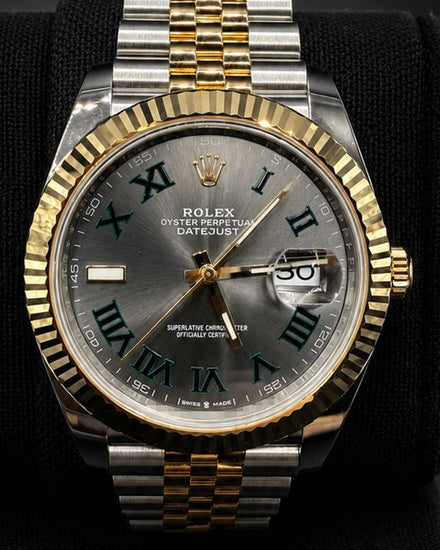 2025 Rolex Datejust "Wimbledon" 41MM Slate Dial Two-Tone Jubilee Bracelet (126333)