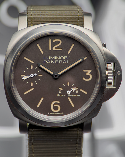 2020 Panerai Luminor 8 Days 44MM Brown Dial Textile Strap (PAM00797)