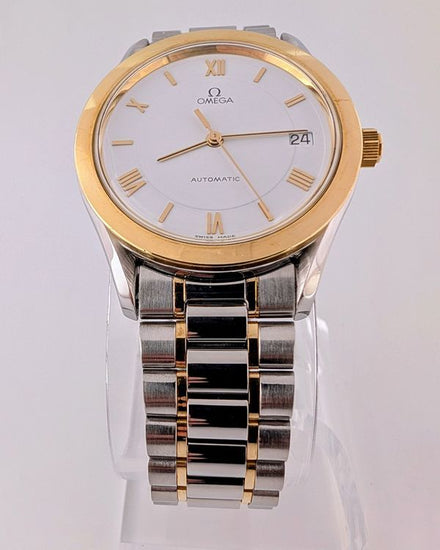 1992 Omega Speedmaster Classic Heritage 35MM White Dial Two-Tone Bracelet (3300.20)