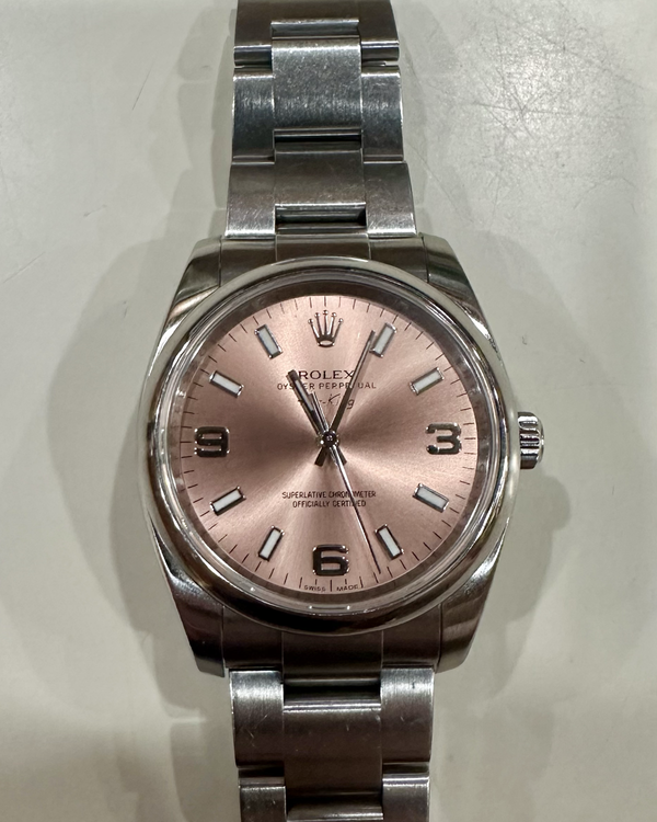 2011 Rolex Air-King 34MM Salmon Dial Oyster Bracelet (114200)