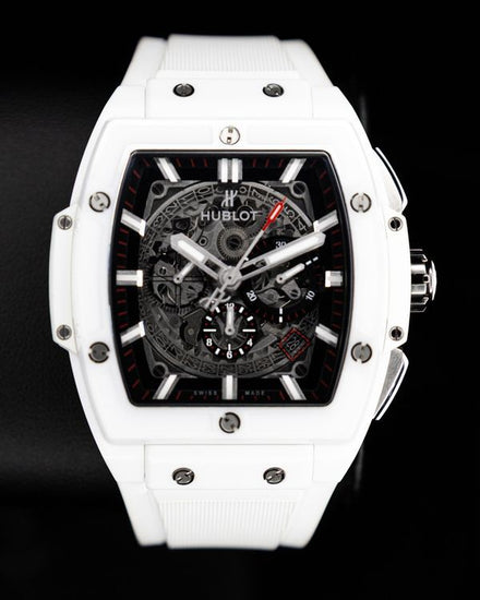 No Reserve - 2022 Hublot Spirit of Big Bang 45MM Skeleton Dial Rubber Strap (601.HX.0173.LR)