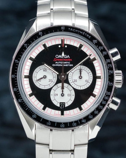 2021 Omega Speedmaster "Michael Schumacher" 42MM Black Dial Steel Bracelet (3507.51.00)