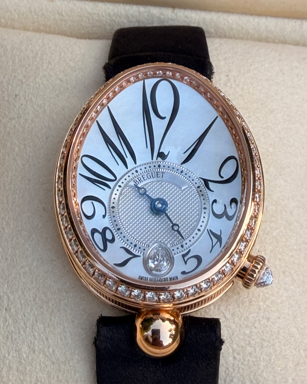 Breguet Reine De Naples 36.5MM Mother of Pearl Dial Textile Strap (8918BA/58/964.D00D)