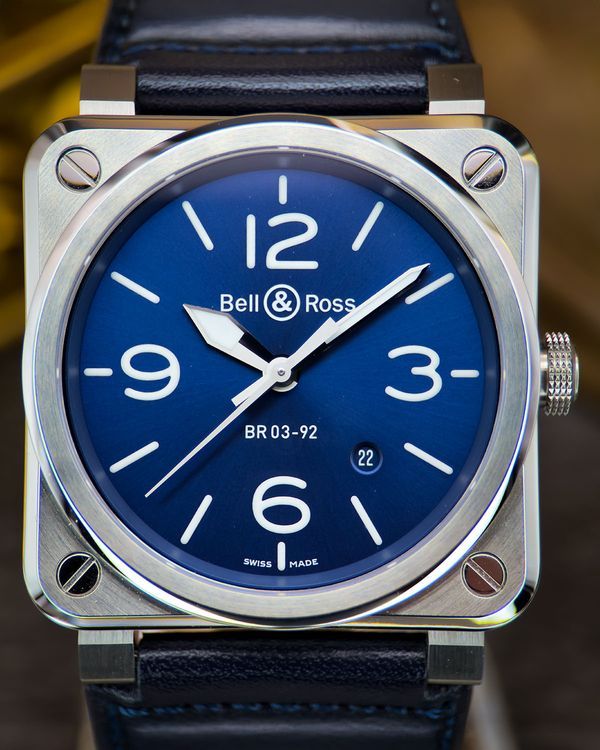 Bell & Ross BR 03 (BR0392-BLU-ST/SCA)