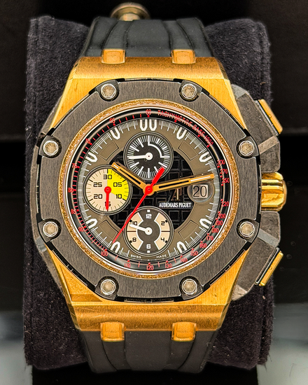 Audemars Piguet Royal Oak Offshore Grand Prix L.E. 44MM Black Dial Rubber Strap (26290RO.OO.A001VE.01)