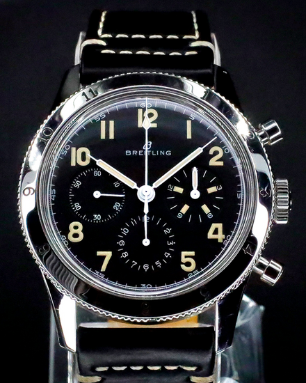 2020 Breitling Classic Avi 8 "1953 Re-Edition" 41MM Black Dial Leather Strap (AB0920131B1X1)