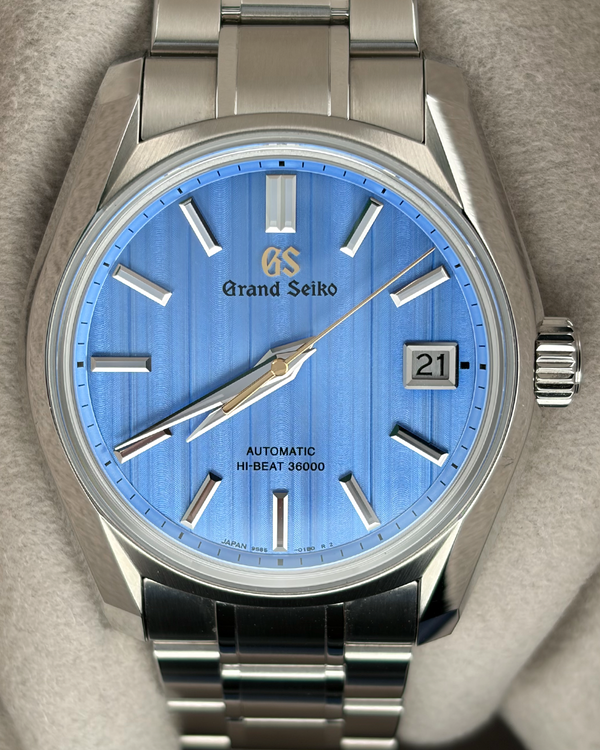 2024 Grand Seiko Heritage NYC Boutique Exclusive L. E. 40MM Blue Dial Steel Bracelet (SBGH365G)