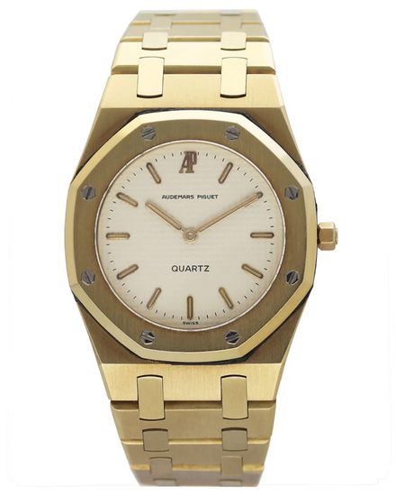 Audemars Piguet Royal Oak Lady 30MM Quartz Ivory Dial Yellow Gold Bracelet (6008BA)