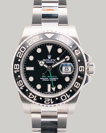 2011 Rolex GMT-Master II 40MM Black Dial Oyster Bracelet (116710LN)