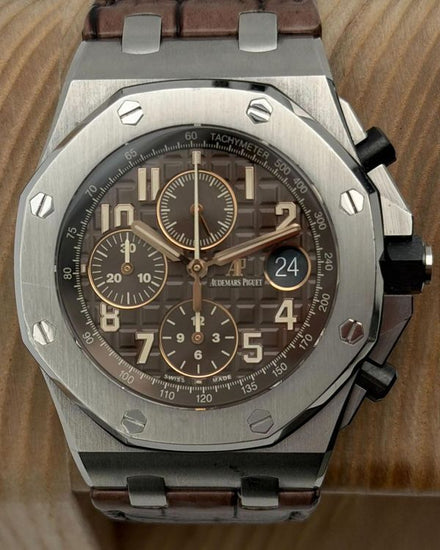 Audemars Piguet Royal Oak Offshore "Havana" 42MM Brown Dial Leather Strap (26470ST.OO.A820CR.01)