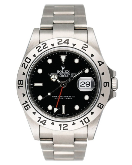 2008 Rolex Explorer II 40MM Black Dial Oyster Bracelet (16570)