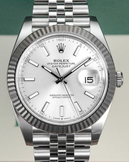 2024 Rolex Datejust 41MM Silver Dial Jubilee Bracelet (126334)