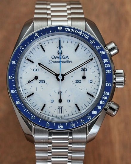 2025 Omega Speedmaster "Milano Cortina" S.E. 38MM White Dial Steel Bracelet (522.30.38.50.04.001)