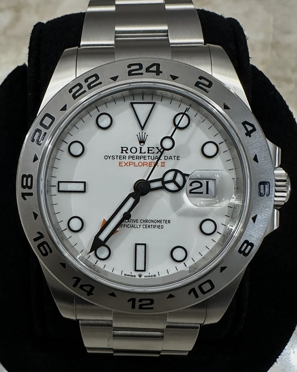 2026 Rolex Explorer II "Polar" 42MM White Dial Oyster Bracelet (226570)