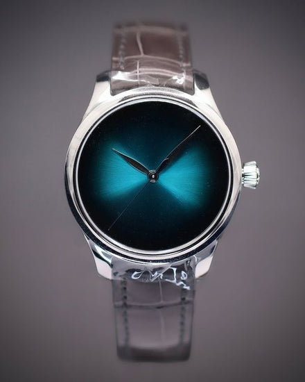 H. Moser & Cie Endeavour Centre Seconds 38MM Blue Dial Leather Strap (1200-1240)