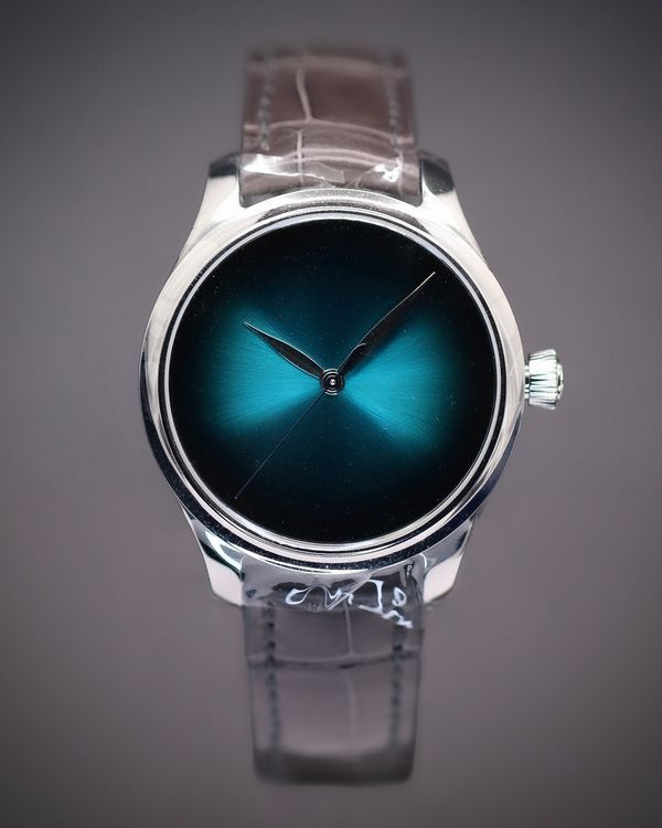 H. Moser & Cie Endeavour 40MM Blue Dial Leather Strap (1200-1240)