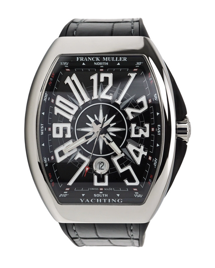 2016 Franck Muller Vanguard 44MM Black Dial Leather Strap (V45 SC DT)