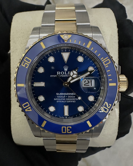 2025 Rolex Submariner Date "Bluesy" 41MM Blue Dial Two-Tone Oyster Bracelet (126613LB)