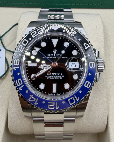 2026 Rolex GMT-Master II "Batman" 40MM Black Dial Oyster Bracelet (126710BLNR)