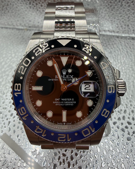 2022 Rolex GMT-Master II "Batman" 40MM Black Dial Oyster Bracelet (126710BLNR)