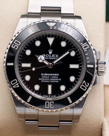 2023 Rolex Submariner No-Date 41MM Black Dial Oyster Bracelet (124060)