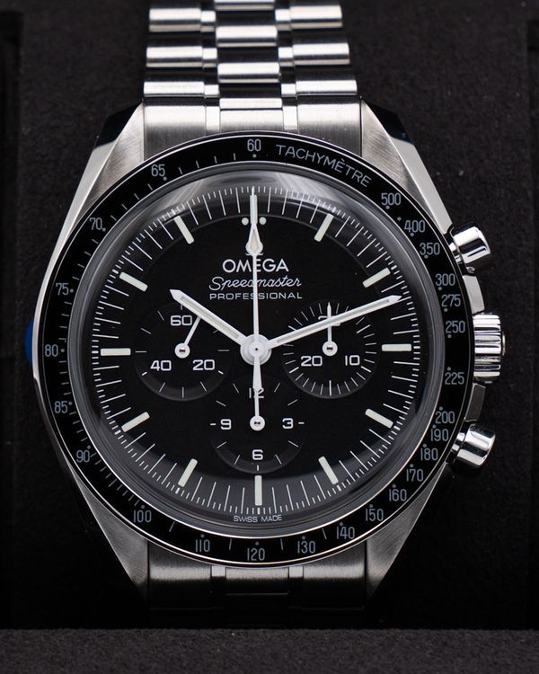 2026 Omega Speedmaster Professional Moonwatch 42MM Black Dial Steel Bracelet (310.30.42.50.01.001)