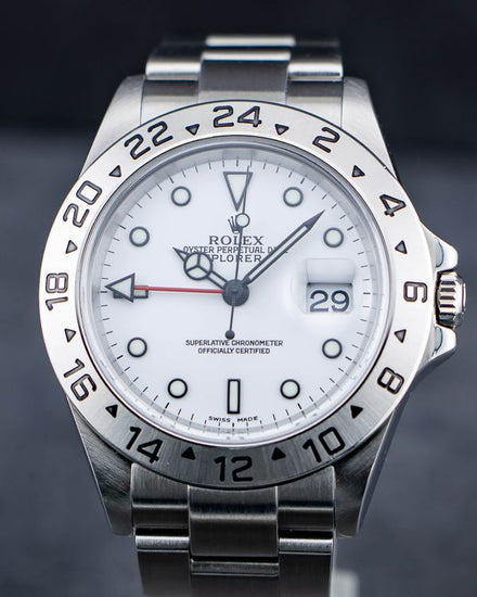 2004 Rolex Explorer II "Polar" 40MM White Dial Oyster Bracelet (16570)