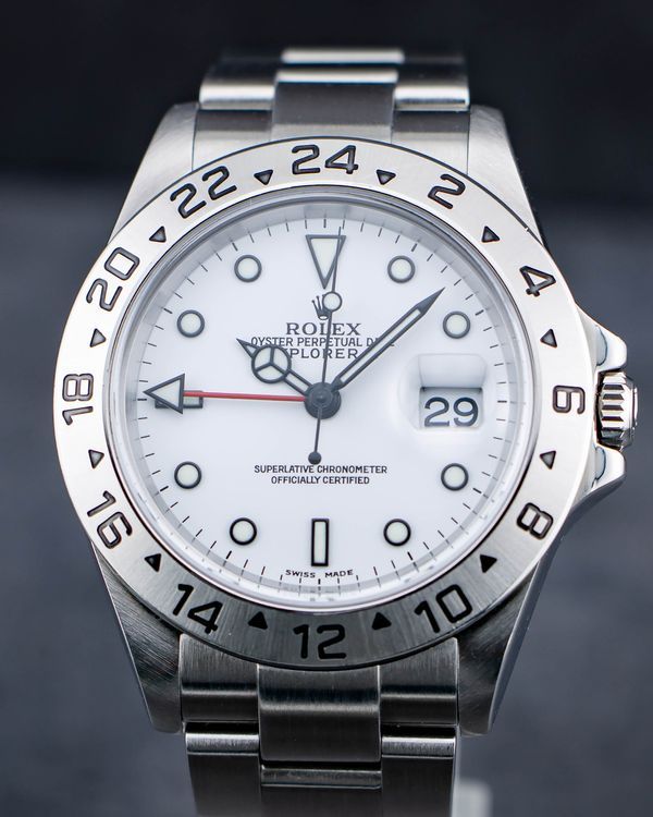 2004 Rolex Explorer II "Polar" 40MM White Dial Oyster Bracelet (16570)
