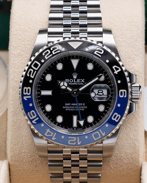 2024 Rolex GMT-Master II "Batgirl" 40MM Black Dial Jubilee Bracelet (126710BLNR)