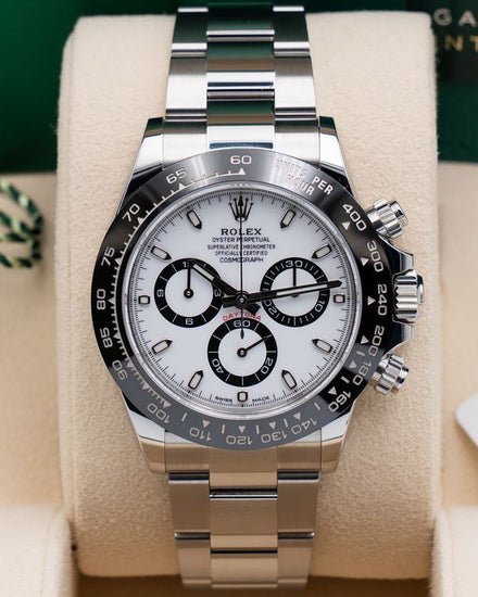 2021 Rolex Cosmograph Daytona "Panda" 40MM White Dial Oyster Bracelet (116500LN)