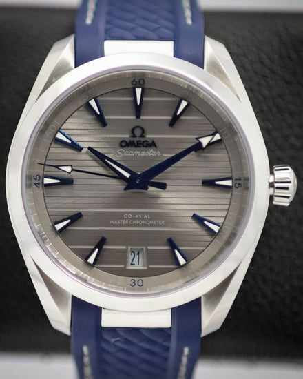2026 Omega Seamaster Aqua Terra 150M 41MM Grey Dial Rubber Strap (220.12.41.21.06.001)