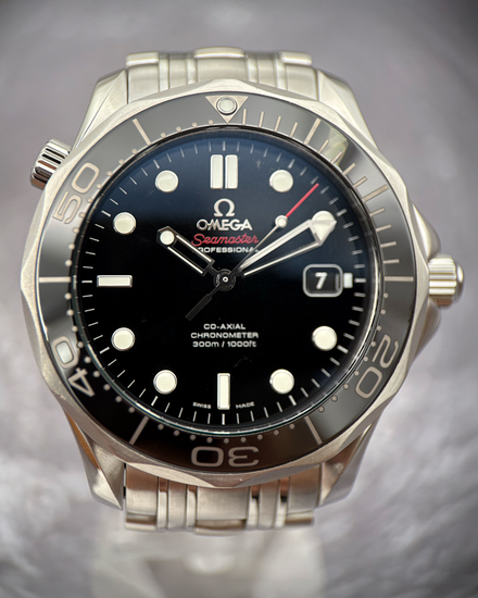 No Reserve - 2014 Omega Seamaster Diver 300M 41MM Black Dial Steel Bracelet (212.30.41.20.01.003)