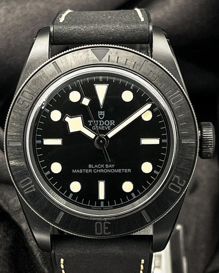 No Reserve - 2025 Tudor Black Bay 41MM Black Dial Leather Strap (79210CNU)