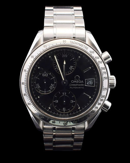 Omega Speedmaster Date 39MM Black Dial Steel Bracelet (3513.50.00)