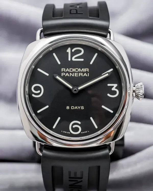 2020 Panerai Radiomir 8 Days 45MM Black Dial Rubber Strap (PAM00610)