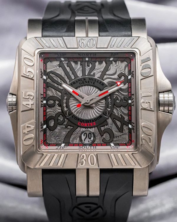 Franck Muller Conquistador 41MM Grey Dial Rubber Strap (10800 SC DT GPG TT TT)