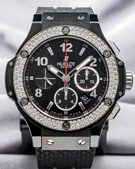 Hublot Big Bang 44MM Black Dial Rubber Strap (301.CV.130.RX.114)