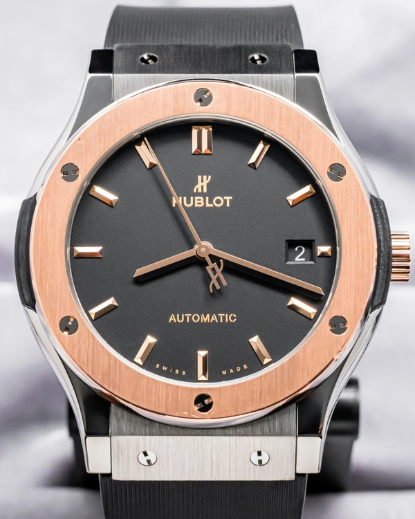 Hublot Classic Fusion 45MM Black Dial Rubber Strap (511.NO.1181.LR)