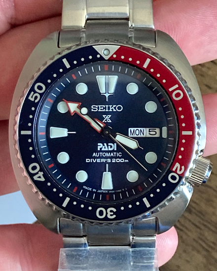 No Reserve - Seiko Prospex "Pepsi" S.E. 45MM Blue Dial Steel Bracelet  (SRPE99)