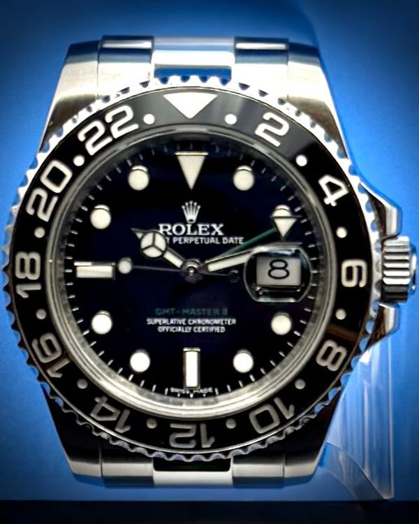 2017 Rolex GMT-Master II 40MM Black Dial Oyster Bracelet (116710LN)