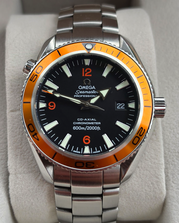 Omega Seamaster 42MM Black Dial Steel Bracelet (2209.50.00)