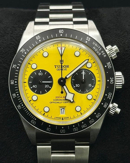 2026 Tudor Black Bay Chrono "Bumblebee" 39MM Yellow Dial Steel Bracelet (79310N)