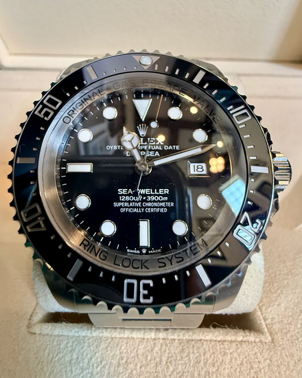 2022 Rolex Sea-Dweller Deepsea 44MM Black Dial Oyster Bracelet (126660)