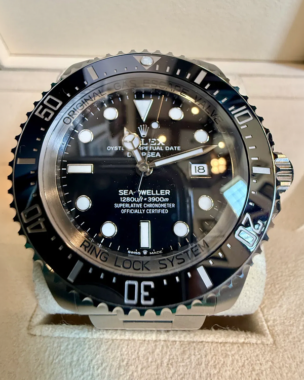 2022 Rolex Sea-Dweller Deepsea 44MM Black Dial Oyster Bracelet (126660)