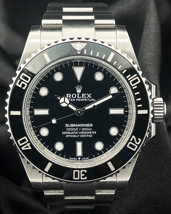 2024 Rolex Submariner No-Date 41MM Black Dial Oyster Bracelet (124060)