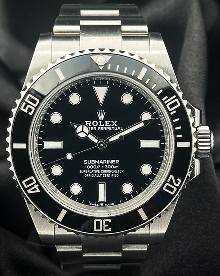 2024 Rolex Submariner No-Date 41MM Black Dial Oyster Bracelet (124060)
