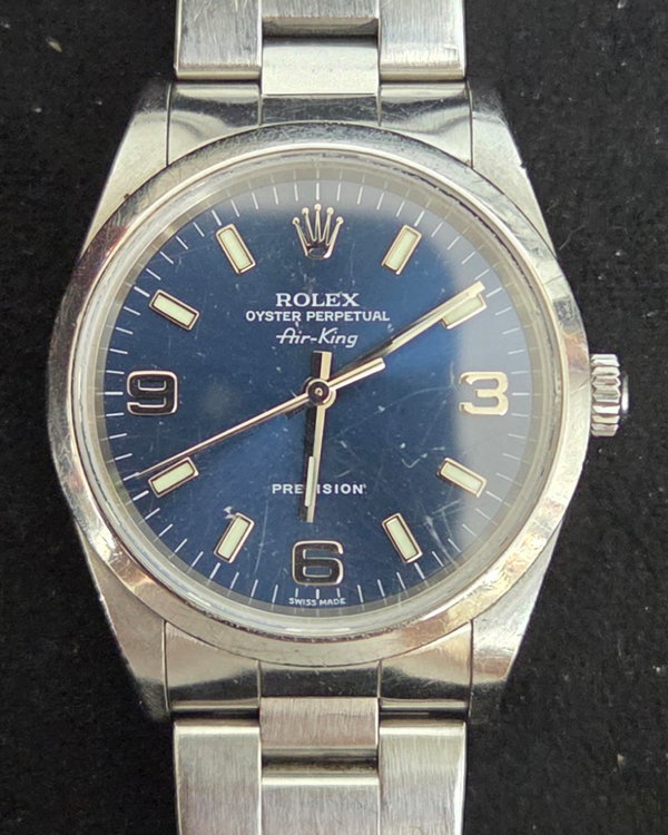 Rolex Air-King 34MM Blue Dial Oyster Bracelet (14000M)