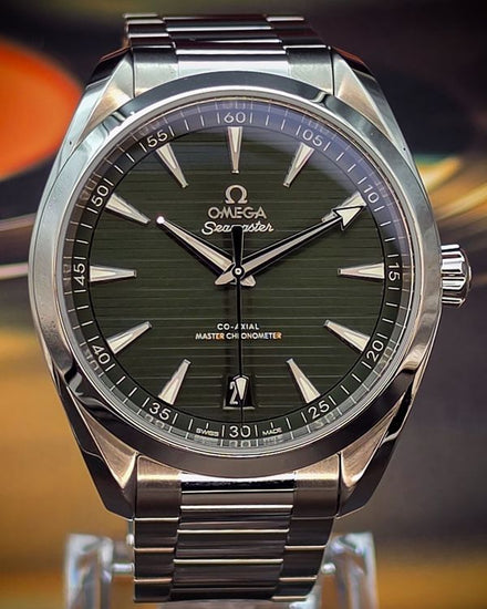 2023 Omega Seamaster Aqua Terra 150M 41MM Green Dial Steel Bracelet (220.10.41.21.10.001)