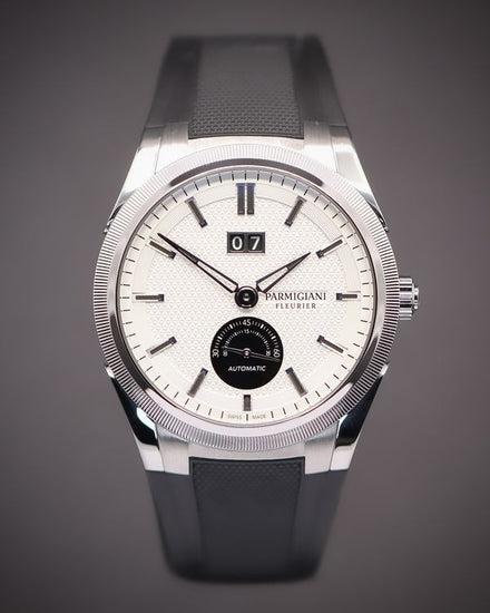 2023 Parmigiani Fleurier Tonda GT 42MM Silver Dial Rubber Strap (PFC910-0000141-X01482)