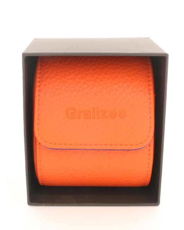 No Reserve - Limited Edition 1/2 Grailzee Orange Leather Watch Roll